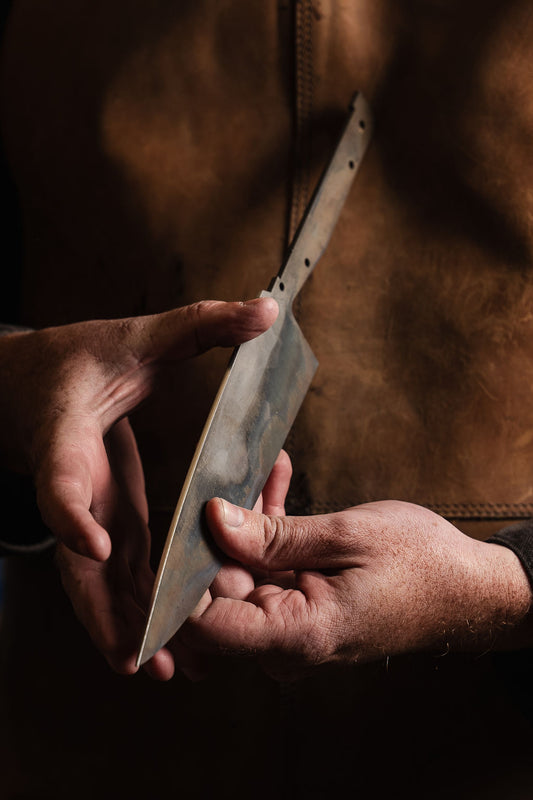 atelier fabrication d'un couteau de table