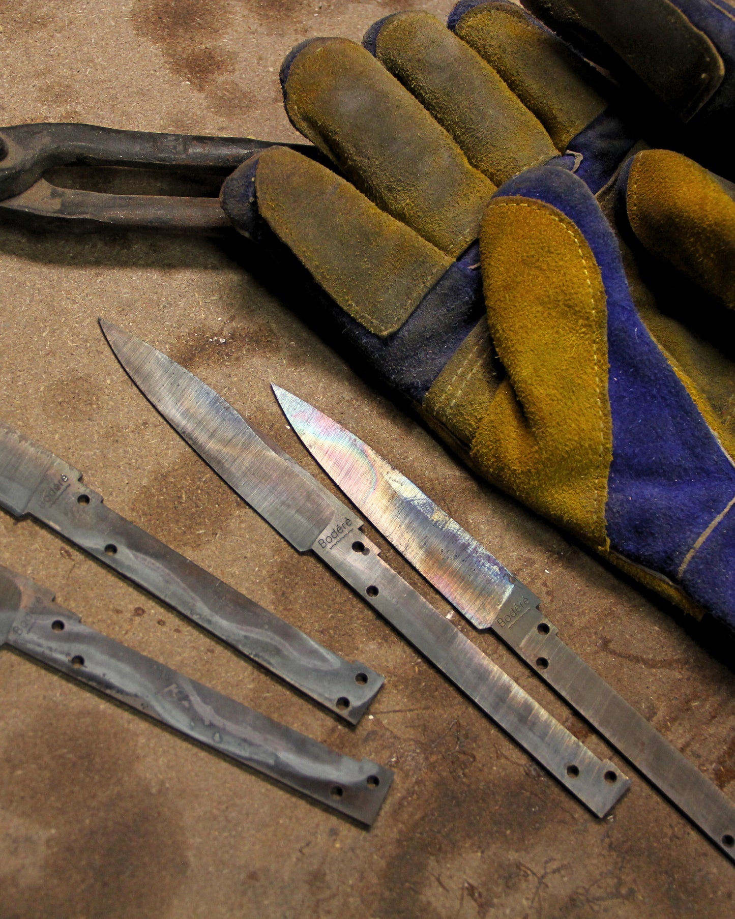 atelier fabrication d'un couteau de table