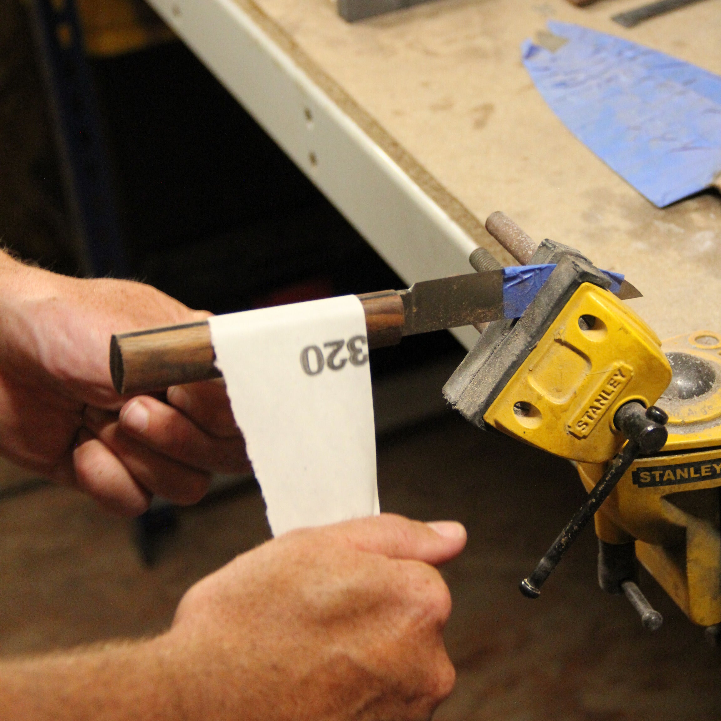 fabrication couteau fait main bretagne atelier